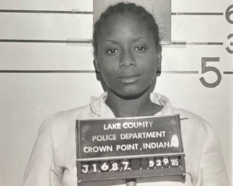 Paula Cooper in a police mugshot from 1985.