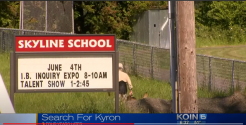 Sign in front of Skyline School in 2010.png
