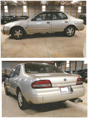 Police ask public to search security footage on Feb. 19 for a 1997 four-door Nissan Altima, biege in color, bearing Wisconsin registration beginning with A and end with 0.