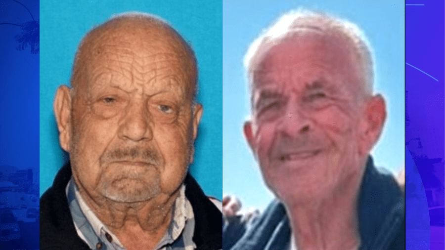 Minas Khacheryan, 86, and his brother Grigor Khacheryan, 78, in photos from the Los Angeles County Sheriff’s Department.