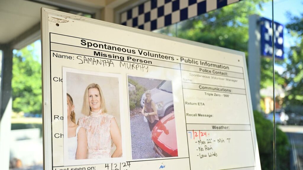 Samantha Murphy has not been seen since she left her Ballarat home to go jogging on February 4.