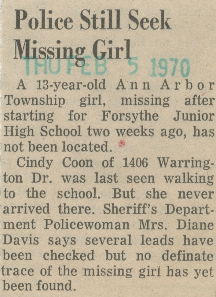 Police Still Seek Missing Girl image