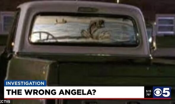 The car the authorities thought had taken Angela Hammond