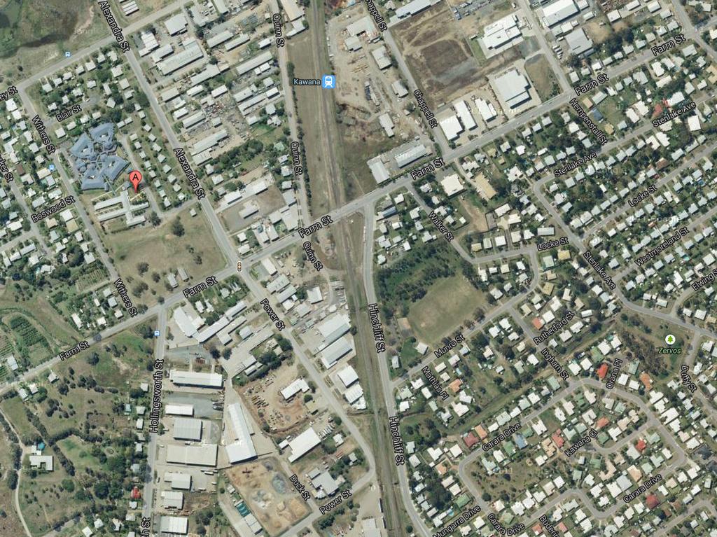 Google Earth image showing the proximity of Alexandra St and Stenlake Ave in Rockhampton North where Michelle Lewis went missing. Picture Supplied