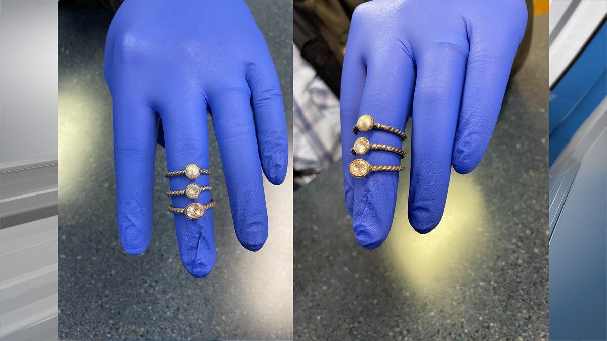 Officials in Oklahoma need help identifying these rings found with human remains found earlier...