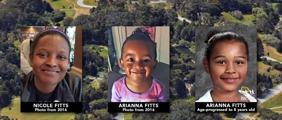 Arianna and Nikki Fitts in a photo from the National Center for Missing & Exploited Children.