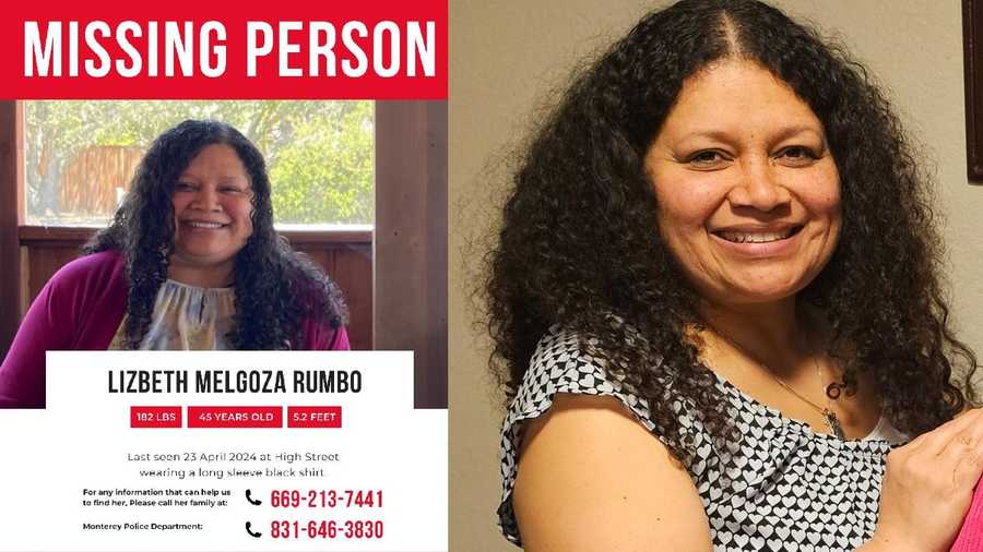 photos of lizbeth who was reported missing out of monterey.