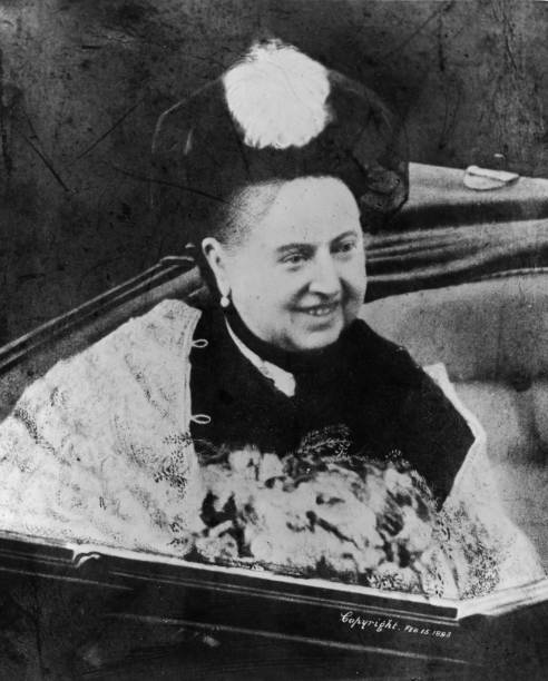15th-february-1892-a-smiling-queen-victoria-in-an-open-coach-picture-id3426933