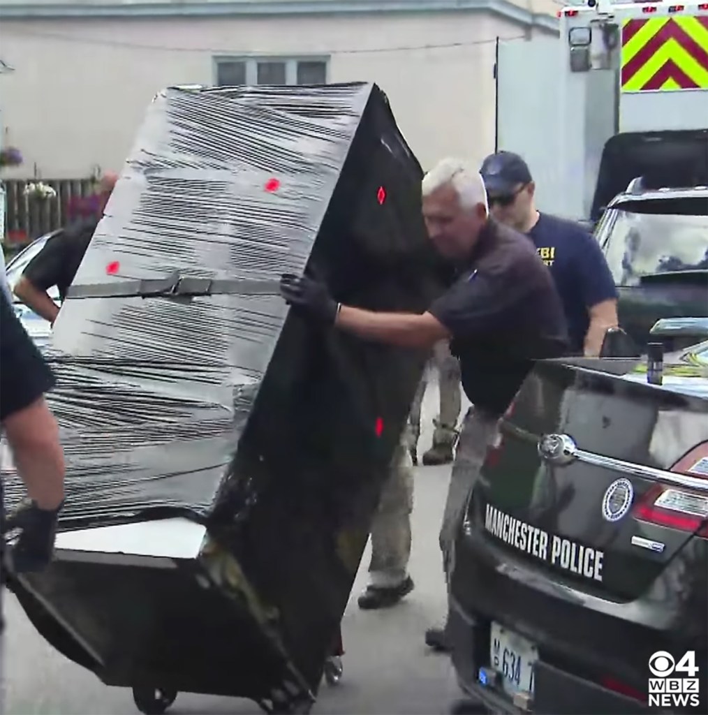 FBI agents looking for missing New Hampshire girl Harmony Montgomery seized a large refrigerator on Tuesday.