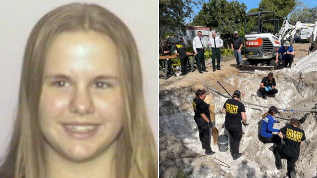 Autumn L. McClure, 16 (left) was reported missing in 2004. On Wednesday, her remains were believed to have been unearthed near Ormond Beach (right).