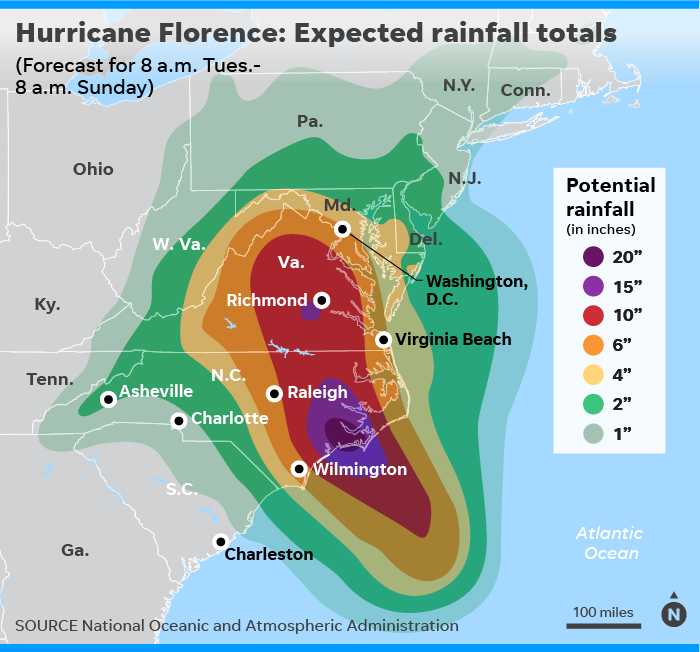 636722630623819474-091118-Rainfall-forecast-huricane-florence-Online.png