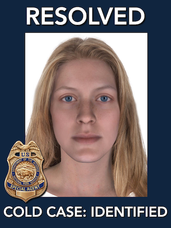 A forensic anthropology exam and CT scan of the victim's skull helped forensic artists create a digital facial reconstruction of what this victim of a long-ago homicide may have looked like.